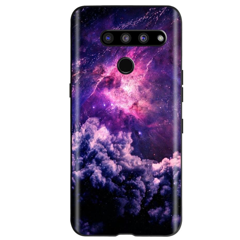 For LG V50 ThinQ 5G Case Fashion Pattern Soft Silicone TPU Phone Case For LG V50S ThinQ 5G V50 50S V500N V450 V510N Funda