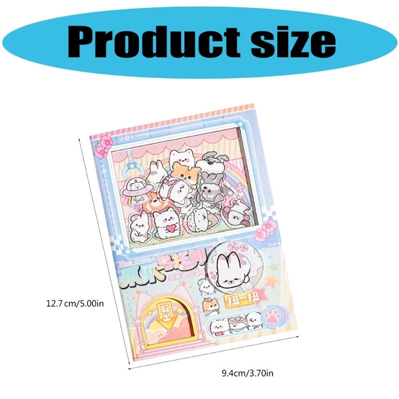Novelty Gachapon Notepads Pocket Notebook 160 Pages Portable Planner for Students Adult Daily Journaling Note Taking