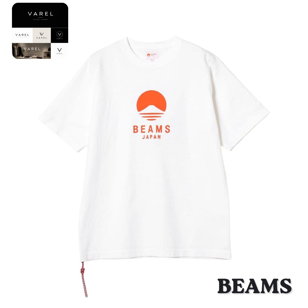 BEAMS JAPAN Graphic Logo T-Shirt White Casual Tee Japan S