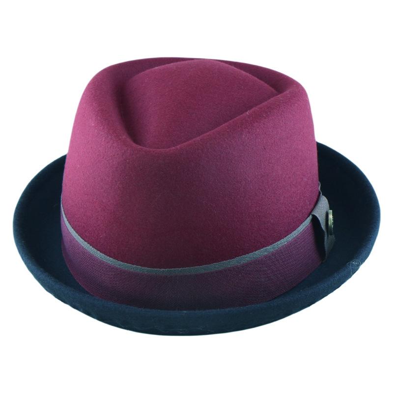 Hot-selling Jazz Hat Wool Felt Top Hat Western Cowboy Hat Felt Hat Gift Hat Men's Winter Hat