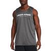 Under Armour Baseline Letter Print Crew Neck Sleeveless Vest Men Tops Dark-Gray 1386059-025