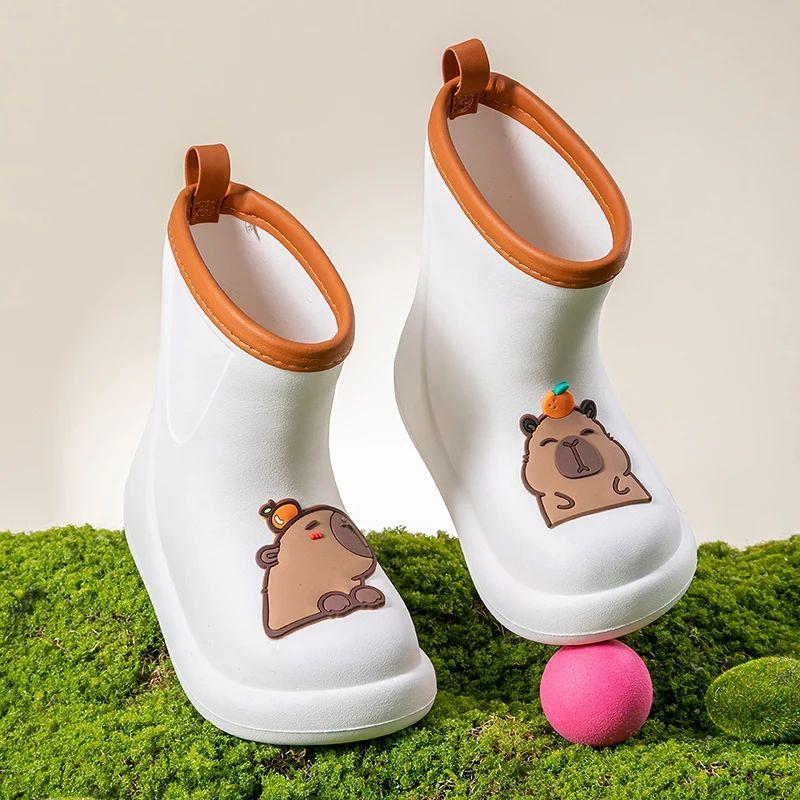 Capybara Children' Rain Boots for Kids Child Waterproof Boots Boy Rain Shoes for Girl Decorative Stock Water Boot Rain