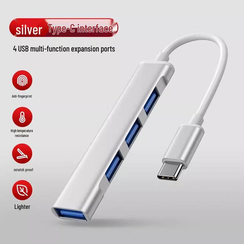 USB-C Multi-Port Hub Splitter & External Adapter for Laptops