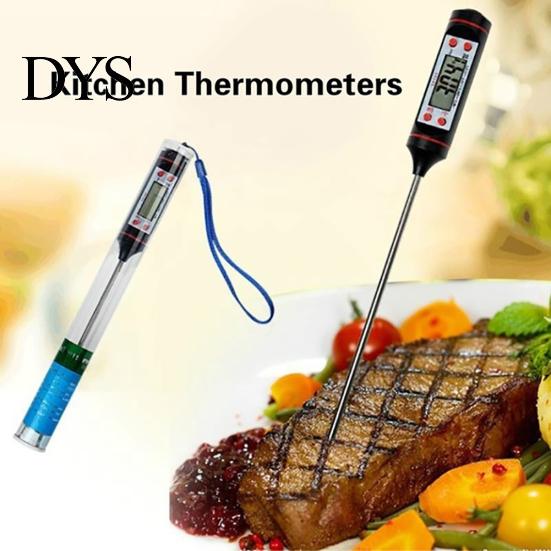 Kitchen Electronic Digital Thermometer Cooking Food Probe for Meat Water Milk