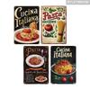 Hisun Blechschild Vintage Cucina Italiana Pasta Metallblechschild Retro Italienisches Essen Wandkunst Dekoration für Küche Restaurant Diner Rustikales Eisenbild