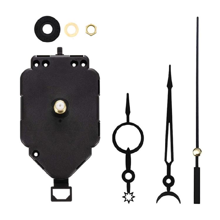 Clock Motor Set Multifunction Timepiece Mechanism with Elegant Hands for Wall Clocks Pendulum Clock Movement Repair Part