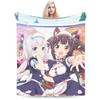Nekopara Flannel Blanket Autumn Soft Warm Throw Blanket for Child Couch Chair Print Bedspread Sofa Bed Cover