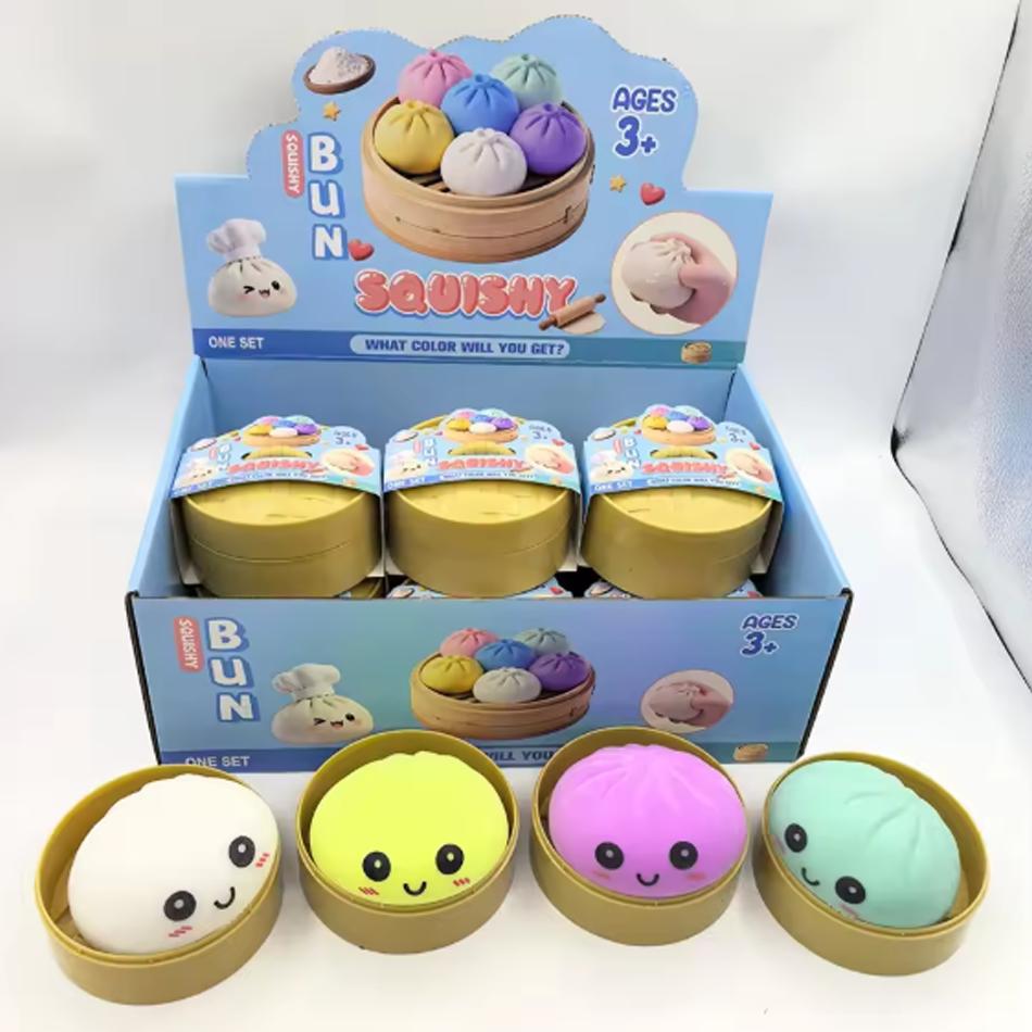 Dumpling Squishy Mysteries Dumplings Stress Relief Fidget Toys Home Office Desk Accessories Party Gift  Dumpling Squishy