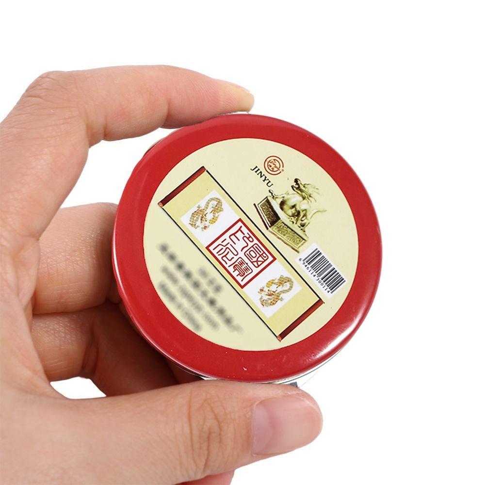 Průhledný razítkovací mini inkoustový polštářek na otisky prstů Rychleschnoucí podpisový inkoustový polštářek Kancelářská potřeba