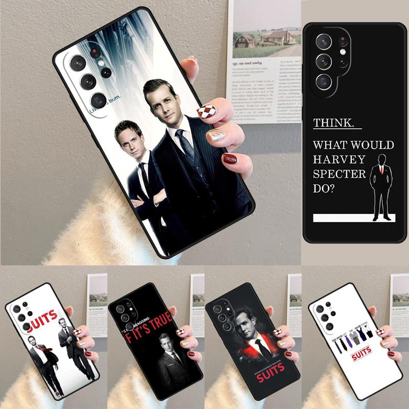 Suits TV Show TPU Phone Case For Samsung Galaxy note 10 pro S26 S25 S24 S23 S22 Ultra Plus S21 FE S20 Shockproof Cover