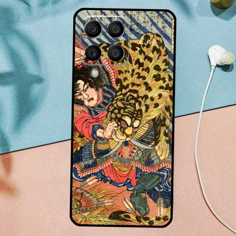 

Japanese ukiyo-e Art Panther Tiger For Samsung Galaxy M33 M35 M55 M15 M12 M13 M14 M34 M54 M53 M21 M31 M11 M32 M52 M06 M16 Case Samsung M35