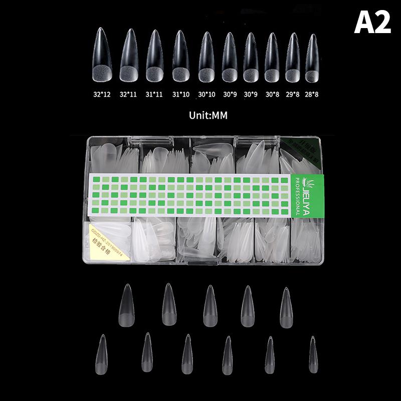 

500Pcs/Box False Nail Nail Extension Tips False Full Tips Nails DIY Nail Art Fake Nail Tips Nail Polish Manicure Tool NEW