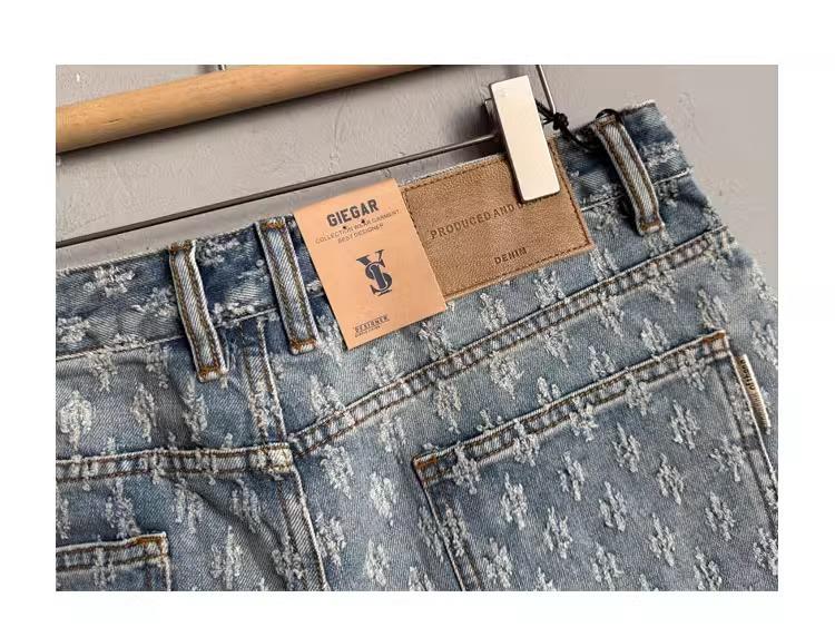 Trendige Herren-Shorts im amerikanischen Stil, locker, gerade, lässig, mittellang, für den Sommer