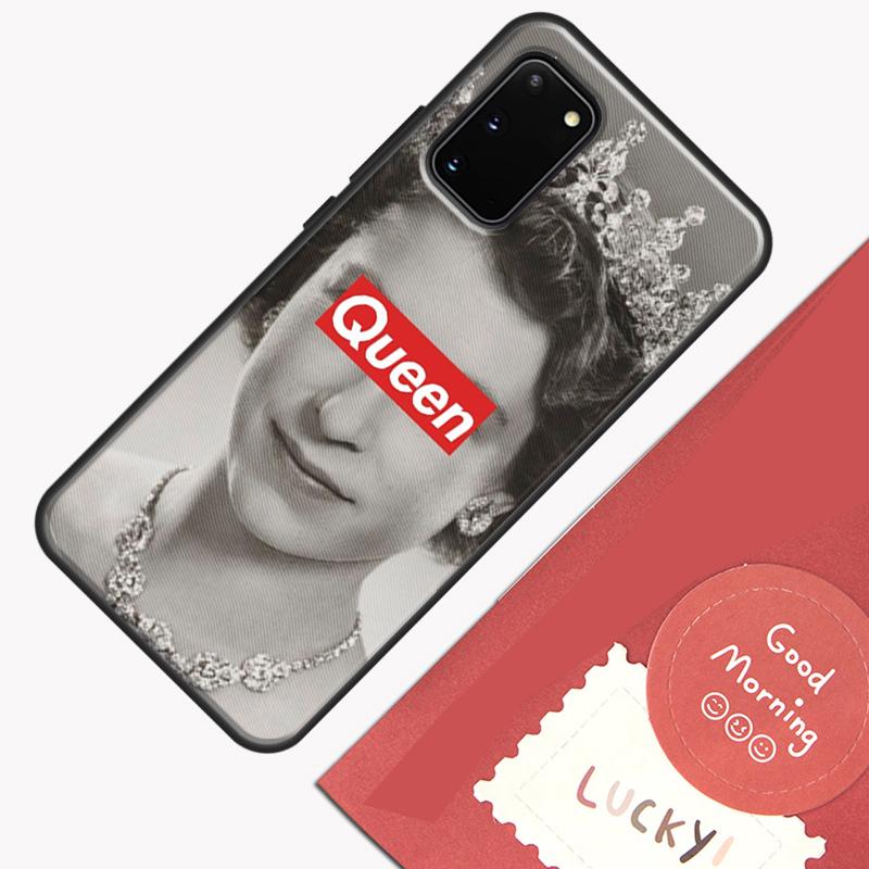 England Queen Elizabeth II Phone Case For Samsung Galaxy S24 S26 Ultra S20 S21 S22 S23 S25 Plus S10 S25 FE Cover Shell