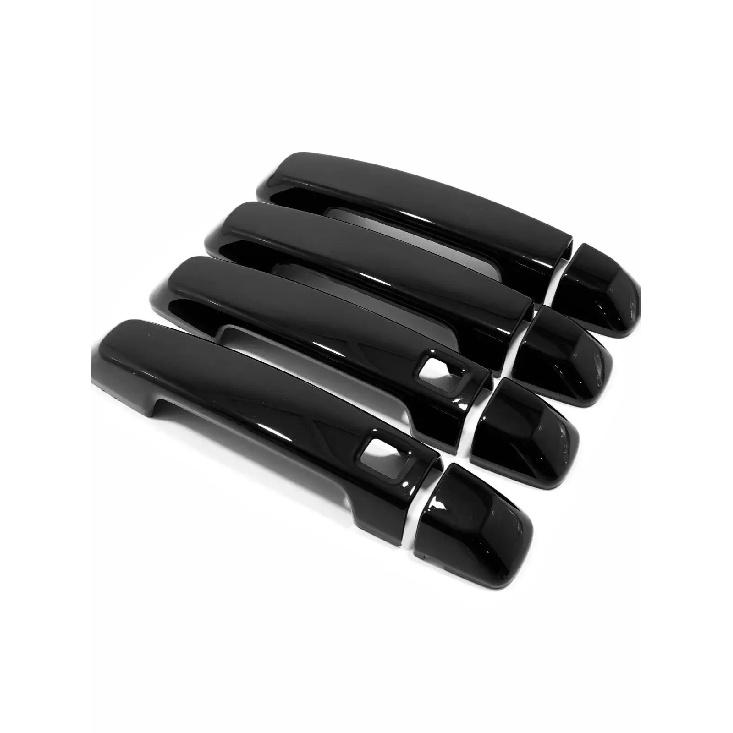 For GWM Great Wall WEY Tank 300    ABS Carbon Fiber Car Door Handle Cover Door Bowl Frame Trims Decorative Sticker