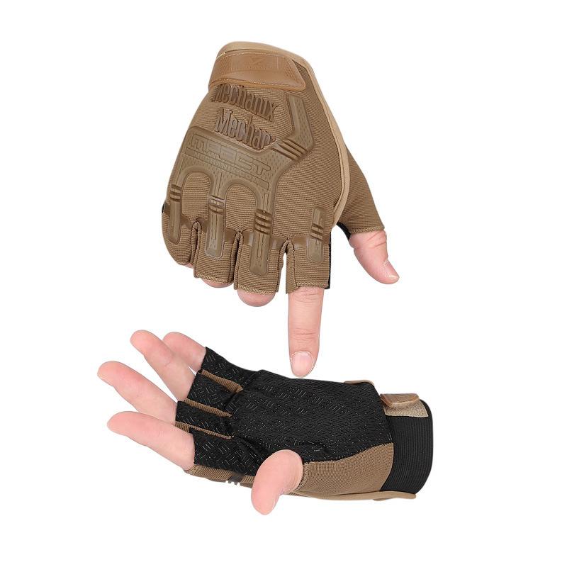 

Seal Half-finger Gloves Men s Training Tactics Outdoor Outdoor Real Anti-terrorist Fans Fighting Sports Protective Gloves one size fits all пісочний