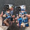 Street Fighter Chunli Phone Case for Samsung Galaxy S26 S25 S24 S23 S22 S21 S20 Note20 Plus FE Ultra Glass Colorful Cover Cover