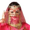 Yousheng Performance Veil See-through Mesh Sequin And Bead Decor Belly Dance Tribal Face Veil Retro Chinese Style Hanfu Prop Halloween Costume