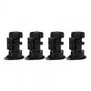 Cabinet Legs Plinth Feet Set of 4 Adjustable for Easy Furniture Leveling