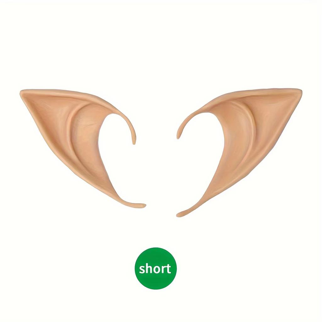 1-10 Pair Christmas Elf Ears Decoration Angel Elf Ears Masquerade Party Costumes Xmas Party Supplies Photo Props Kids Gift