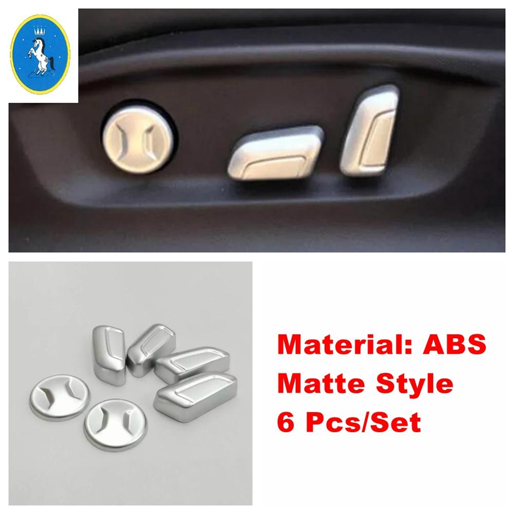 Matte Style Car Seat Adjustable Buttons Decoration Panel Cover Trim For VW Volkswagen Passat B8 2015 -  Interior Accessories