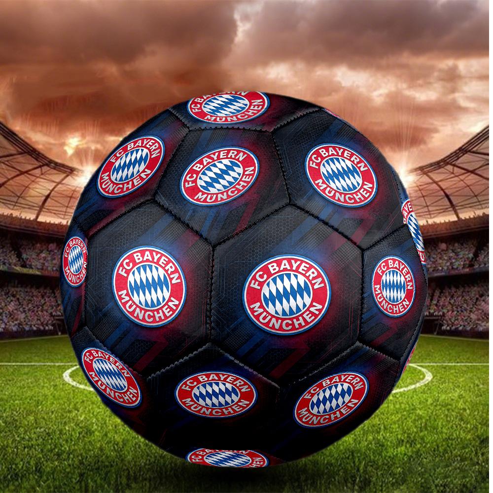 Bayern Monaco Pallone da Calcio Taglia 5 Alta Elasticità Pallone da Calcio Per Competizione All'aperto Allenamento Quotidiano Gioco