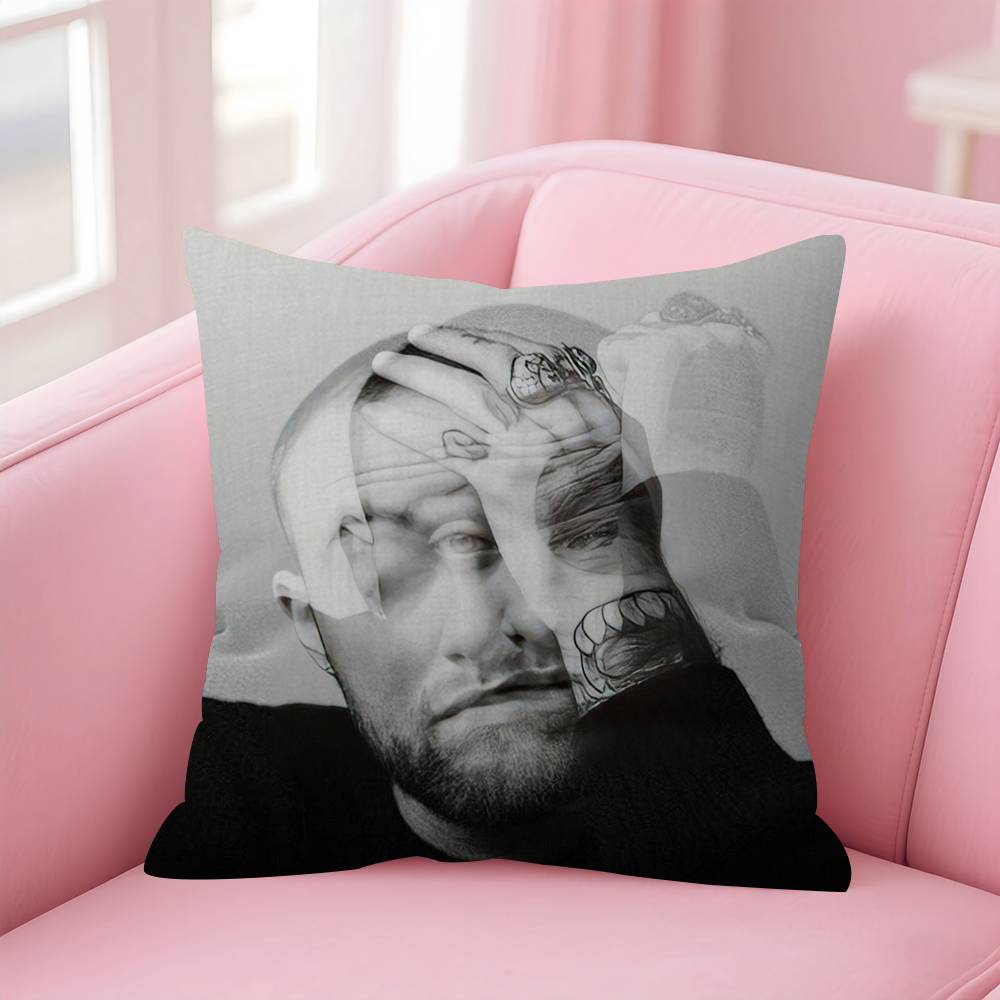 

Singer Hot MMac Miller Pillowcase toon Gift Cushion Cover Bedroom Home Sofa Chair Seat Decor pillow case 30x30 cm