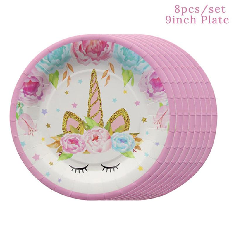 Unicorn Party Paper Popcorn Box Gift Box Candy Cookies Bags 1st Kids Birthday Party Decorations Gift Bags Baby Shower Supplies