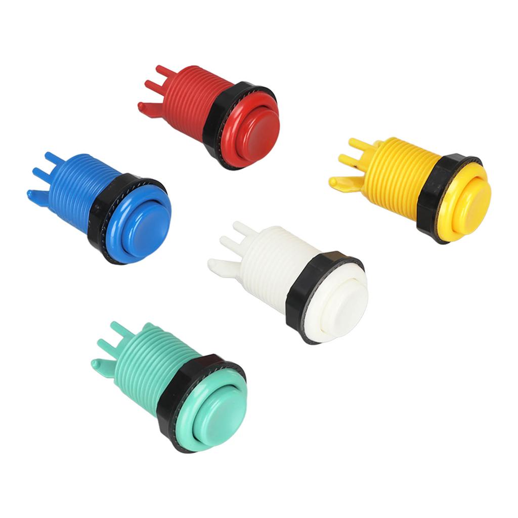 28mm Arcade Game Push Button 5 Colors DIY Parts LED Illuminated Buttons Switch for Controllers