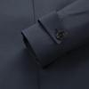 ROMON Men's Mid-Length Business Trench Coat