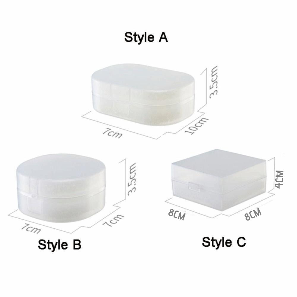 Transparent Soap Dish Sponge Soap Holder Creative Soap Box with Cover  Home