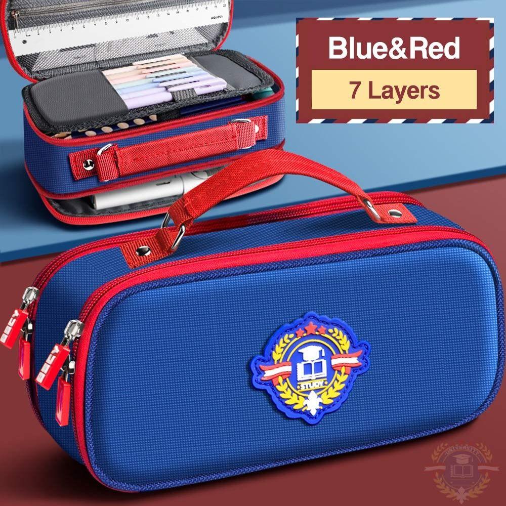 Large Capacity Pencil Case Canvas Stationery Bag Creative Pen Box  Gift