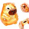 Glitter Capybara Squishies Fidget Toy Cute Capybara Maltose Squishy Slow Rising Stress Relief Fidget Toy