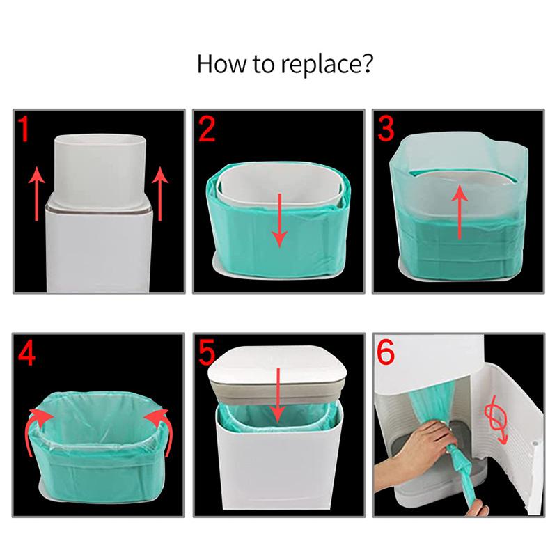 Baby Diapers Collection Bag Trash Containers Diaper Refill Bags For Garbage Disposal Travel Trash Bucket Replacement Liners