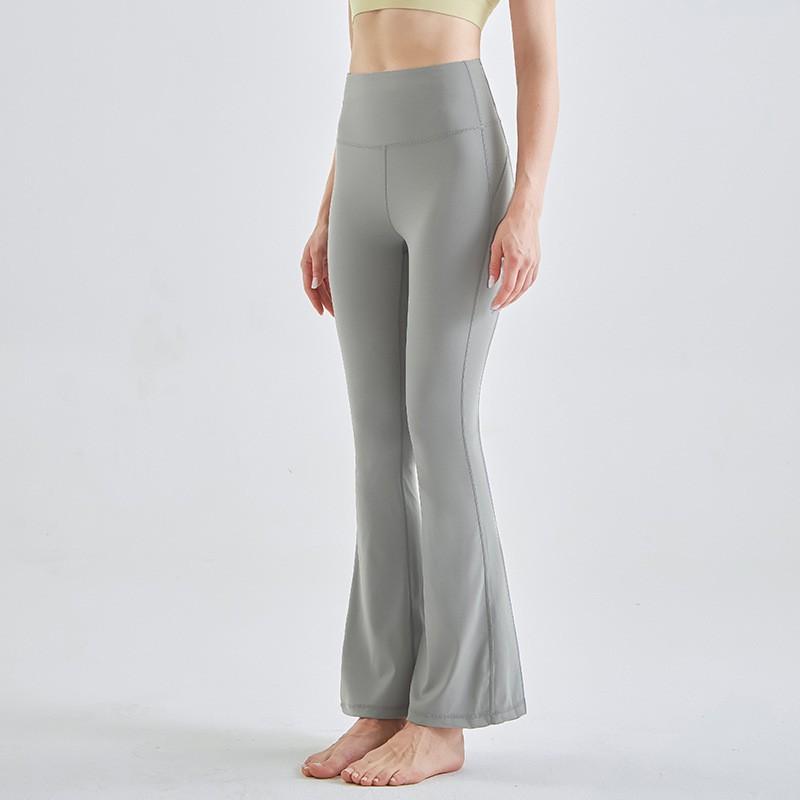 High Waist Tummy Control Yoga Pants Women Stretchy Flared Leggings Slim Fit Workout