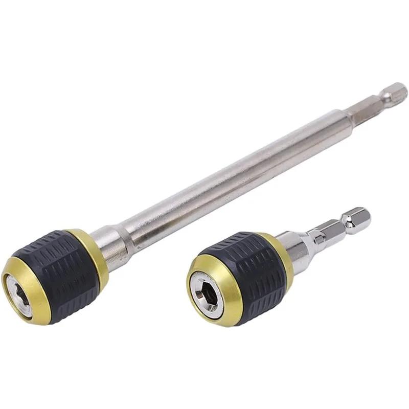 60mm 150mm Pop Up Type Hex Shank Couplers Large Head Pop-up Quick Release Self-locking Hexagonal Handle Extension Rod Tool