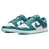 Nike Dunk Low Ocean Women's White Leather Textured Turquoise Overlays Casual Shoes DV3029-100