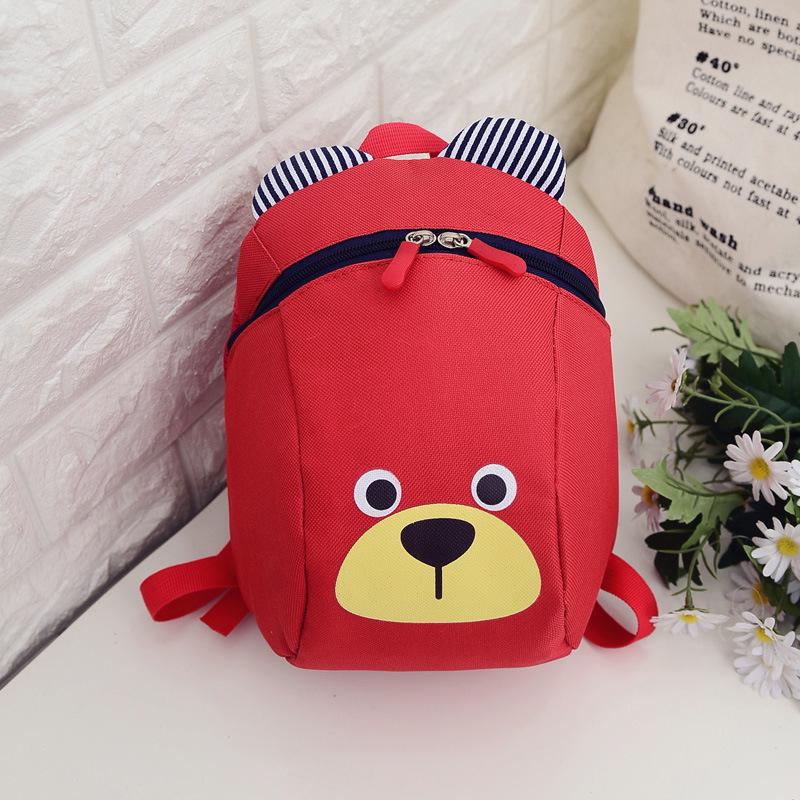 Little Bear Anti-Lost Backpack for Ages 1-3: Cute Pig Design for Boys & Girls, Ideal for Kindergarten and Preschool.