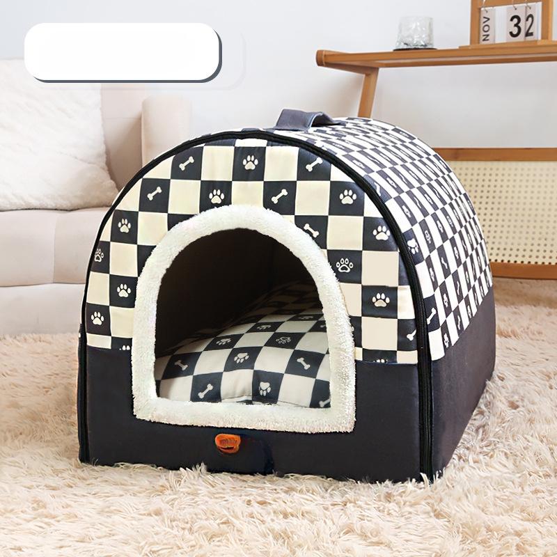 Cat Nest, Universal Pet Products for All Seasons  Cat Safe House  Cat House Enclosed Winter Warm Cat Bed