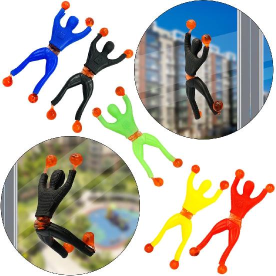 DoDoMagxanadu 14 Pack Assorted Stretchy Sticky Toy Kids’Party Favor Packs, Stretchy Sticky Hand Basket Fillers Novelty Fidget Toy Stocking Stuffers