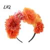 Anti-slip Hairband 3D Flowers Hair Hoop, Halloween Party Headband, Simulated Dance Headband Rose for Vacation Accessories Gift Comfortable