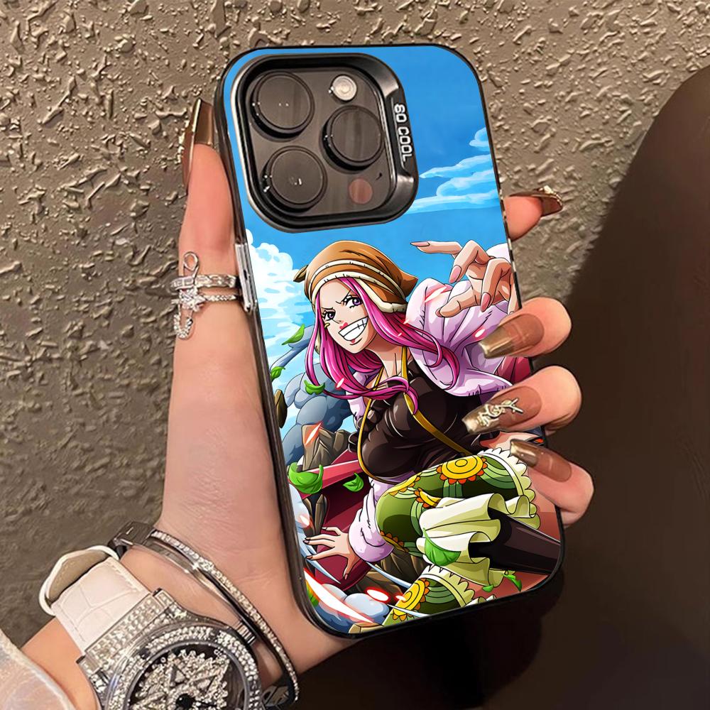 Jewelry Bonney Phone Case for iPhone 17 16 15 14 13 12 11 X XR XS Air Pro Max Plus Black Colorful Silver Cover