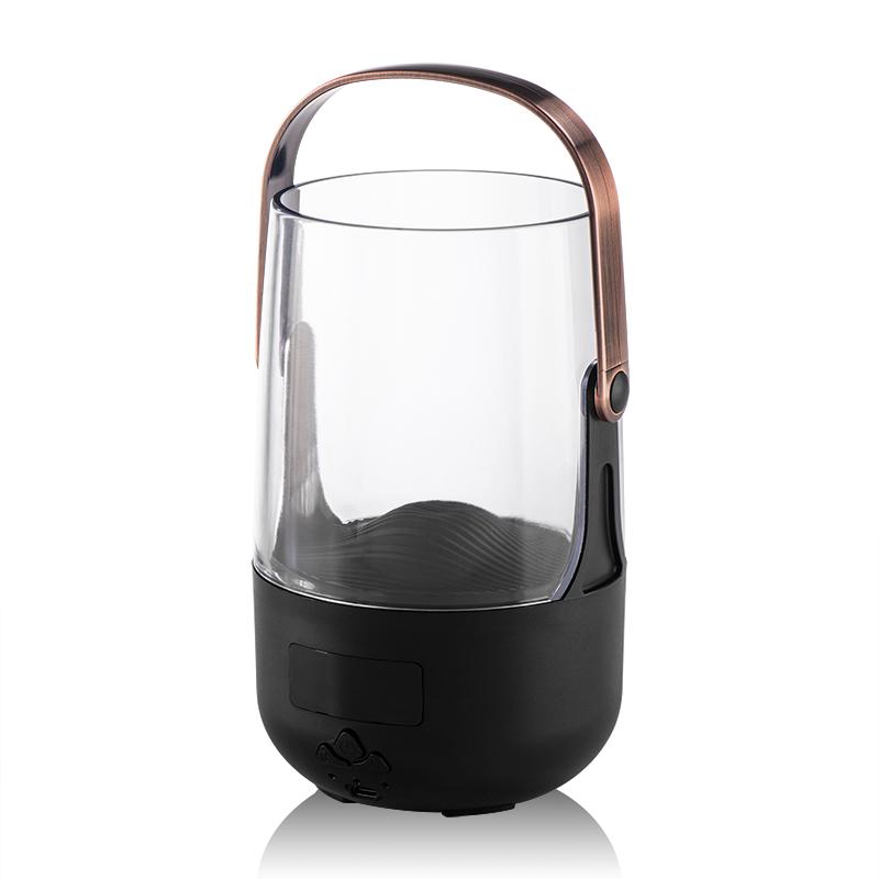Luxury Aroma Diffuser Digital Time Display Portable Handheld Essential Oil Humidifier Quiet Mist Diffuser for Home Bedroom Usb