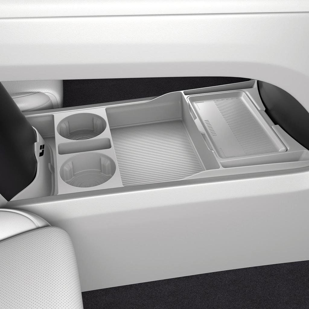 Li Auto i6 Lower Console Silicone Storage Box: Fits 25 Models, Non-slip & Wear-resistant