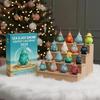 2026 Weihnachtskalender: Überraschungsbox Acryl Weihnachtsbaumschmuck—24-Tage Countdown Dekorationsset