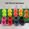 Golf Silicone Ball Covers (2-Pack) - Protective Accessories with Belt Attachment