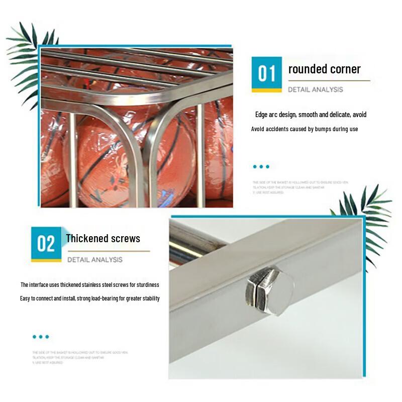 Lizhan Portable Foldable Ball Storage Cart