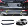 2PCS For Cadillac XT4 2019-2025 Carbon Fiber ABS Rear Fog Light Lamp Strip Trim