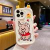 Applicable to Apple 16 cartoon mobile phone case OPPO F29 creative VIVO Y38 cute party doll strawberry bear