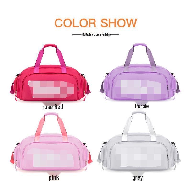 Large Capacity Sports Fitness Bag with Wet/Dry Separation for Travel and Yoga